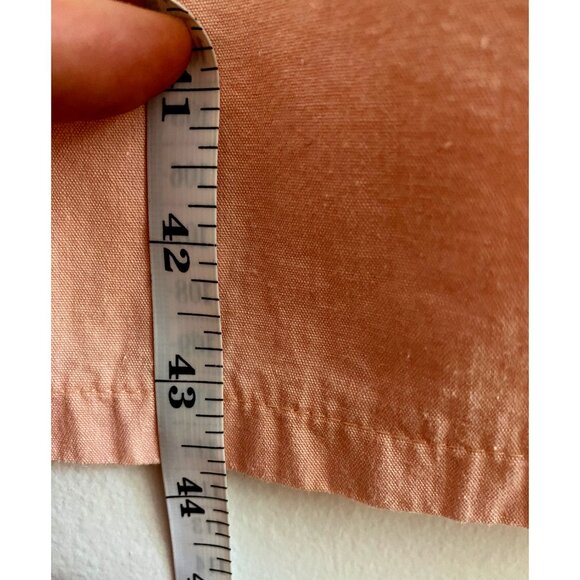 ๐ธ Vintage Veeko Super Style Peach Belted Dress - With Shoulder Pads! - Size S - Picture 9 of 10